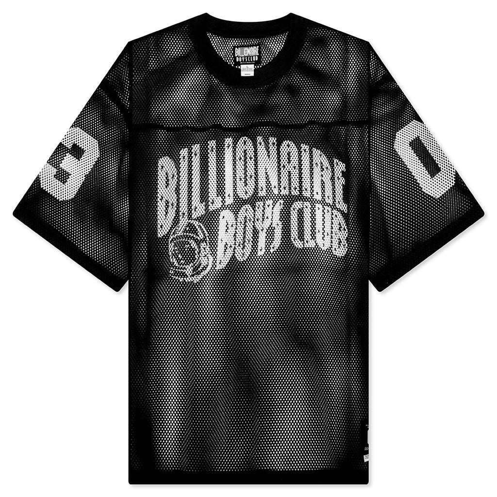 Cropped Varsity Jersey Black