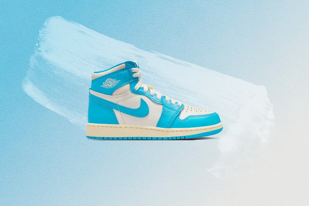 Air Jordan 1 Retro High OG UNC Reimagined GS Dark Powder Blue Sail