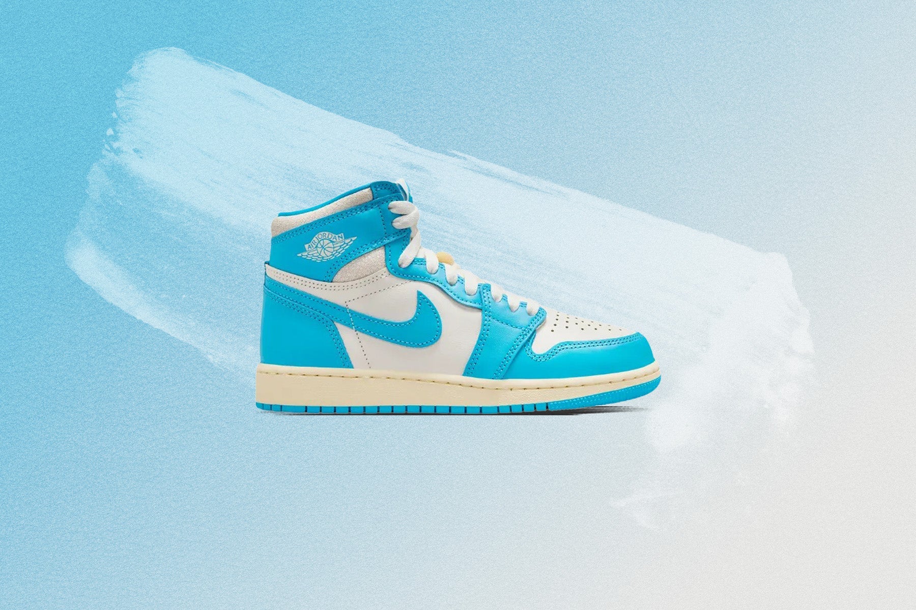 Air Jordan 1 Retro High OG UNC Reimagined GS Dark Powder Blue Sail