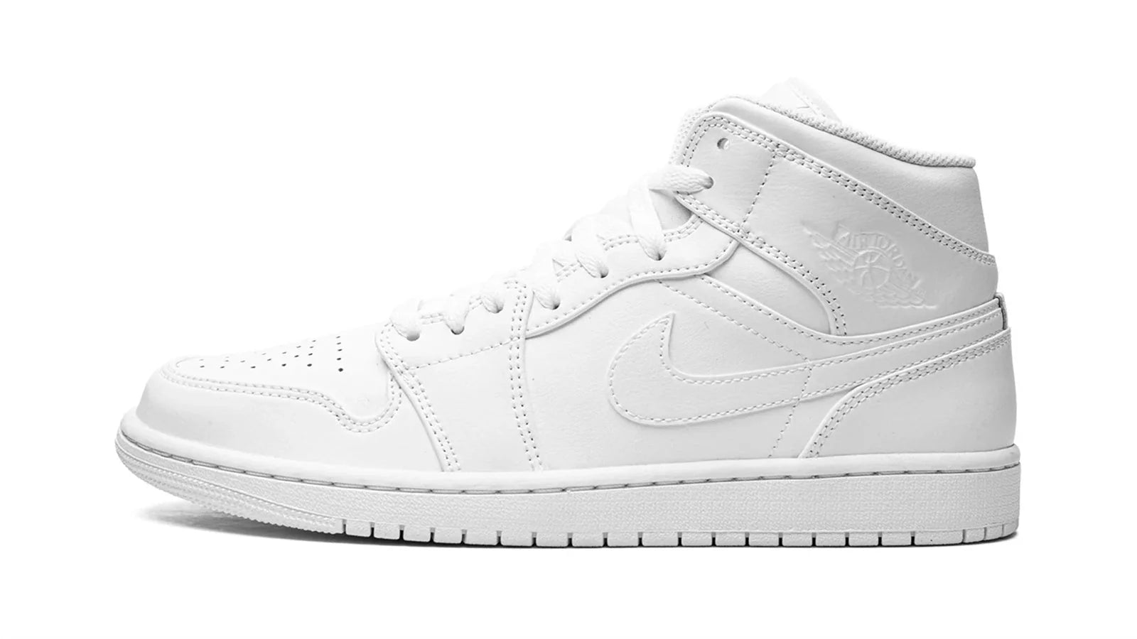 Air Jordan 1 Mid Triple White