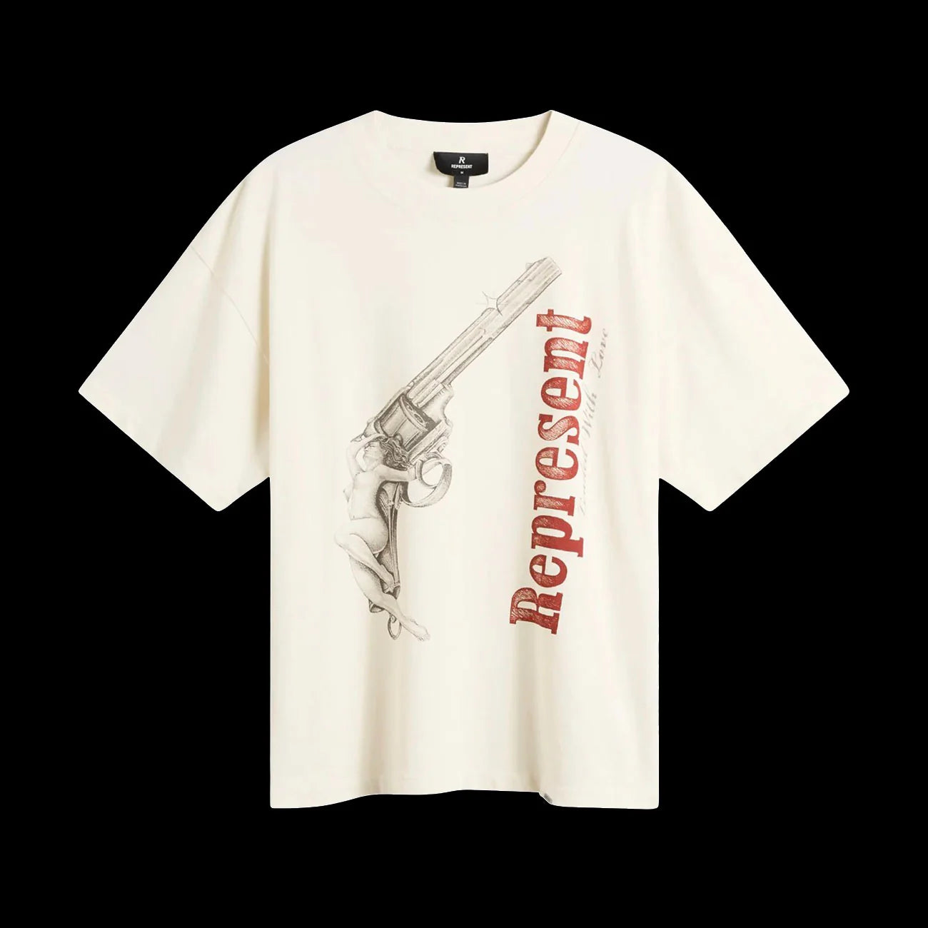 Represent Loaded With Love T Shirt Buttercream