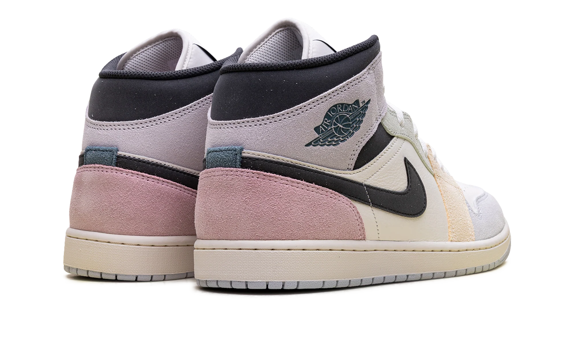 Air Jordan 1 Mid "Sail / Anthracite-Jade Aura-Iced Jade" IB7110 100
