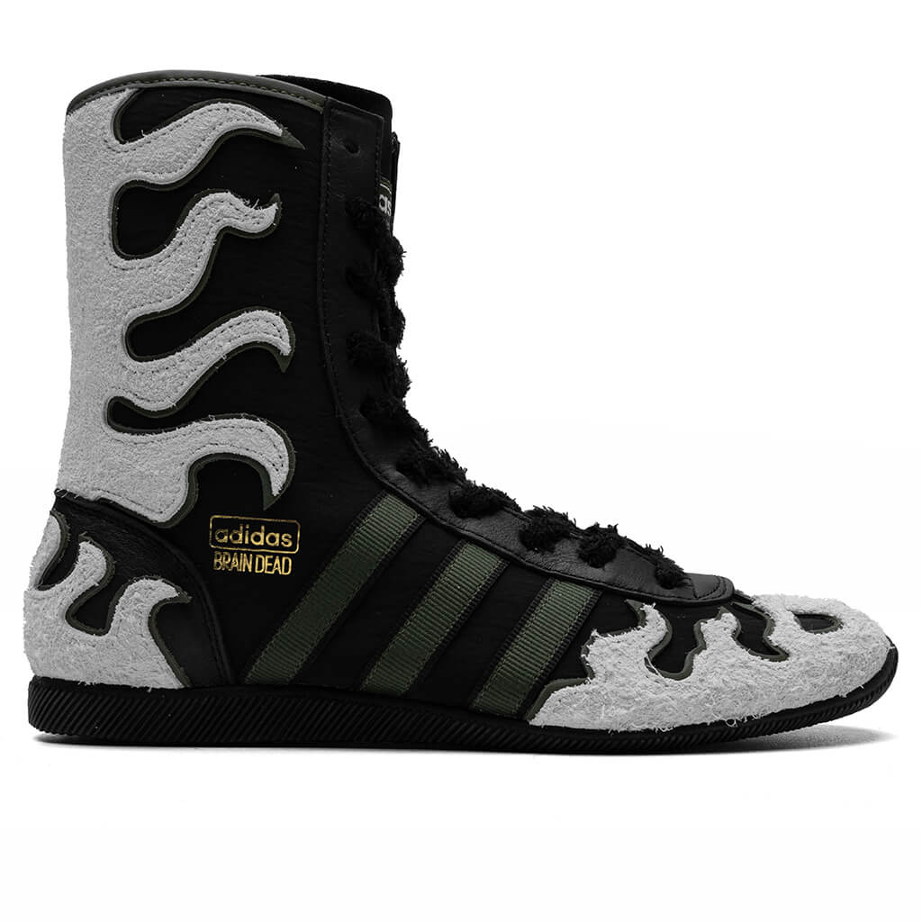 Adidas x Brain Dead Japan High Core Black Crystal White Gold Metallic
