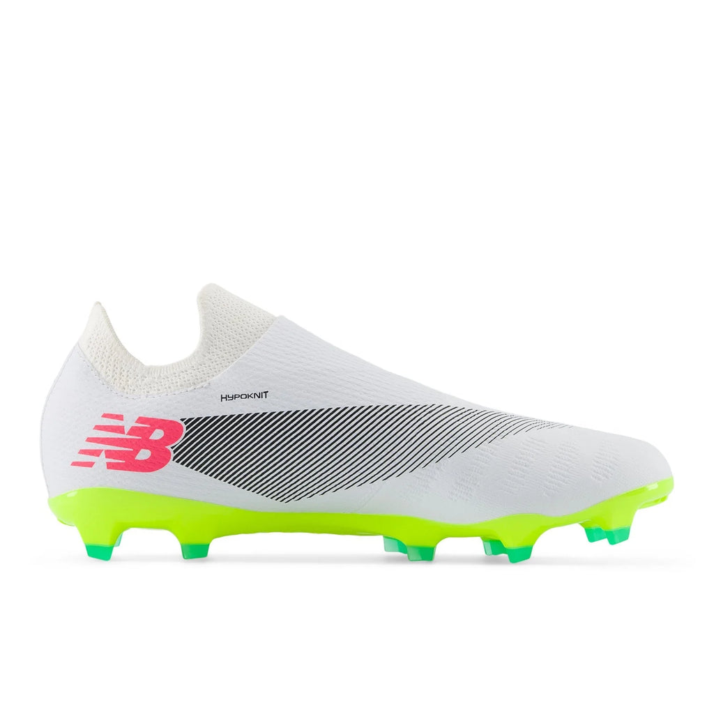 New Balance Furon Destroy FG V7 Firm Ground Soccer Cleats White Black Neon Pink