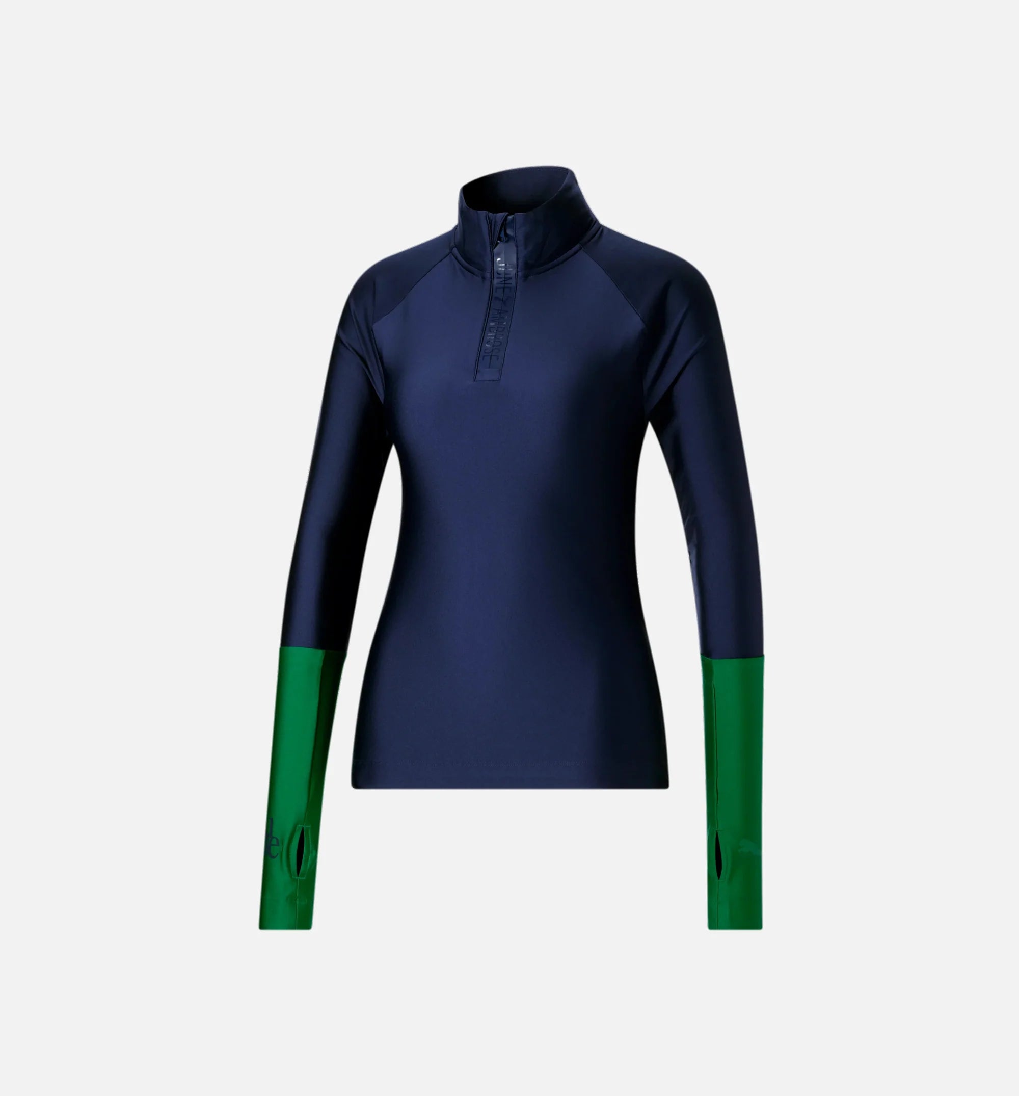 June Ambrose Shot Caller 1 4 Zip Womens Jacket Blue Green