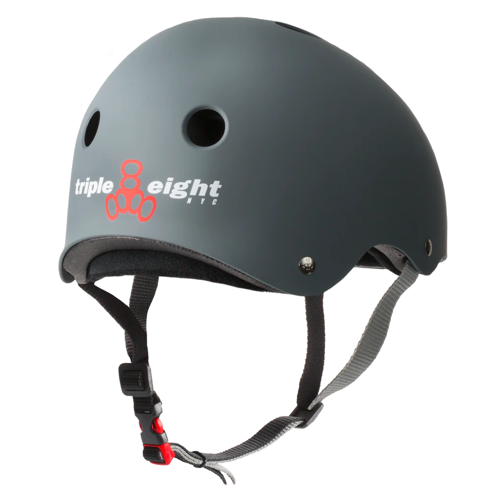 Triple Eight Certified SweatSaver Helmet Carbon Matte