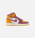 Air Jordan 1 Retro High OG Brotherhood Grade School Lifestyle Shoe University Gold Light Bordeaux Limit One Per Customer