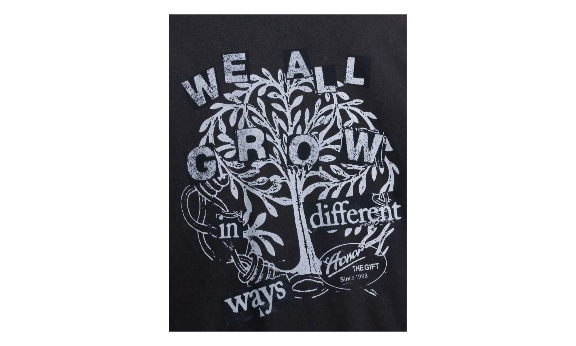 We All Grow Short-Sleeve Tee "Black" HTG260195 BLK