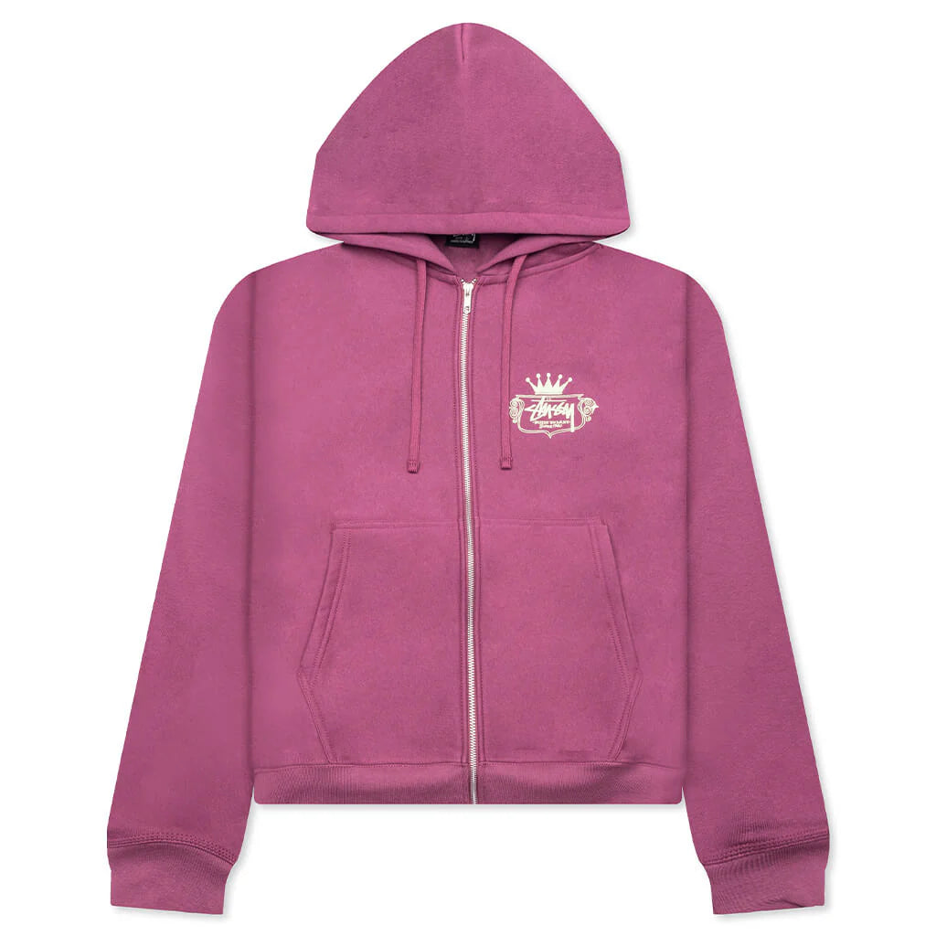 Built To Last Zip Hoodie Berry