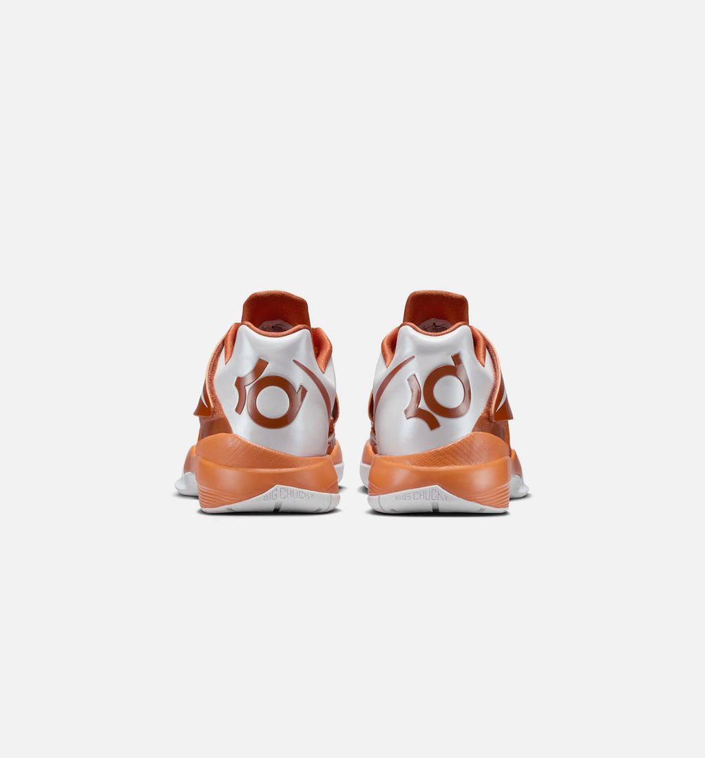 Zoom KD 4 Texas Longhorns Mens Lifestyle Shoe Desert Orange White