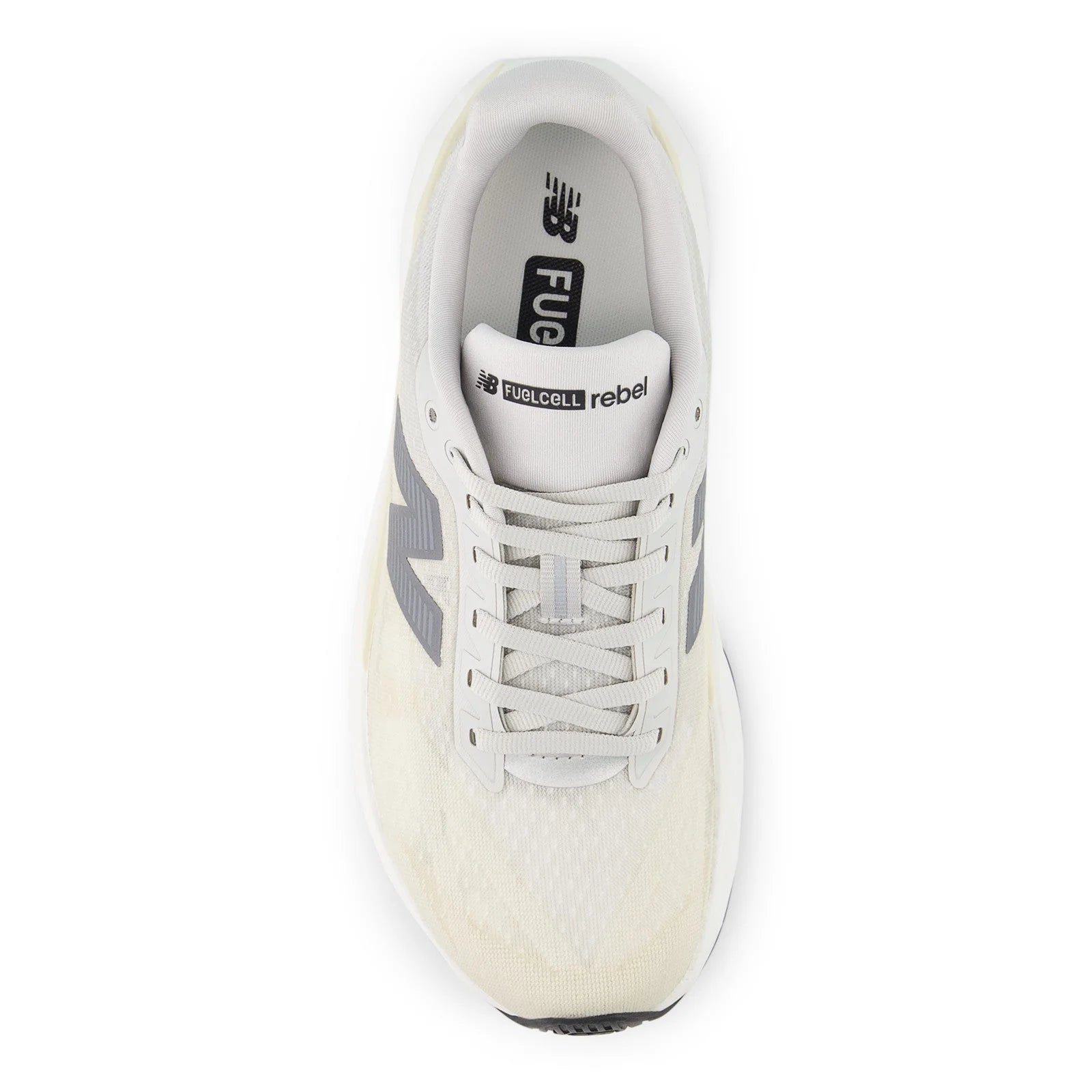 Women's FuelCell Rebel v5 in Linen with Grey Matter and White