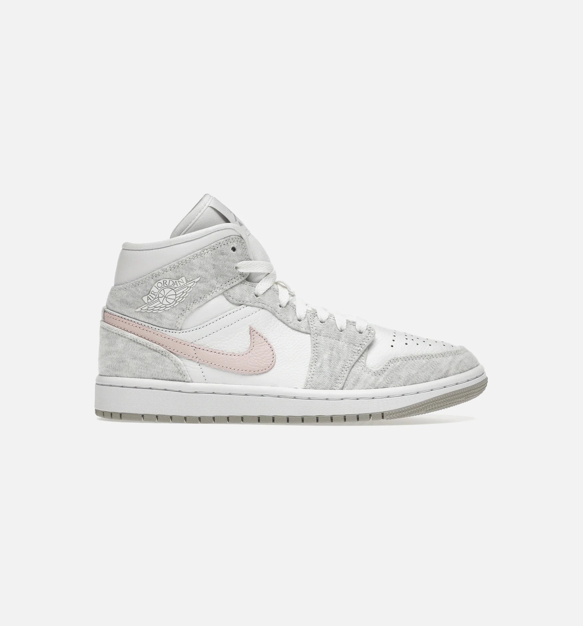 Air Jordan 1 Mid SE Light Iron Ore Womens Lifestyle Shoe Light Iron Ore Atmosphere White Free Shipping