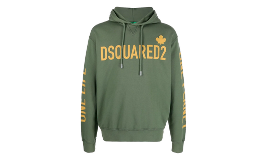One Life Organic Cotton Hooded Sweatshirt "Green" S78GU0051S25538630