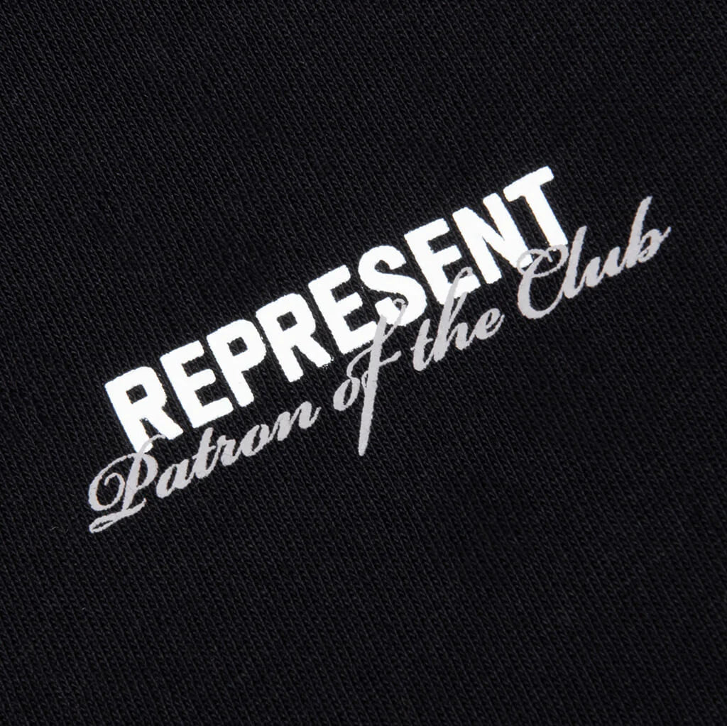Patron Of The Club T Shirt Black