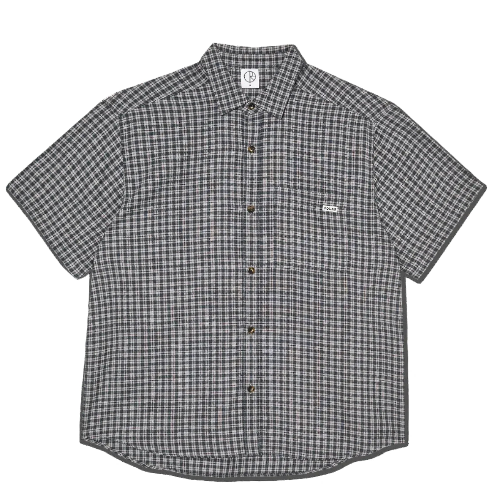 Polar Skate Co Mitchell Shirt Petrol Bordeaux