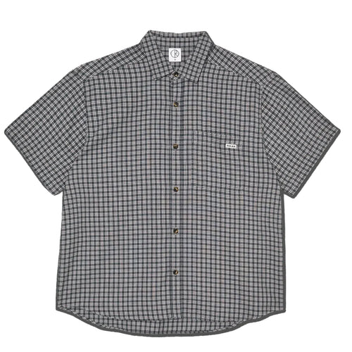 Polar Skate Co Mitchell Shirt Petrol Bordeaux