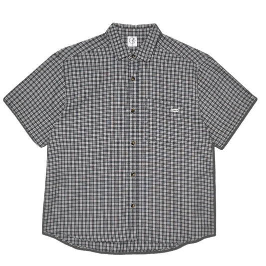 Polar Skate Co Mitchell Shirt Petrol Bordeaux