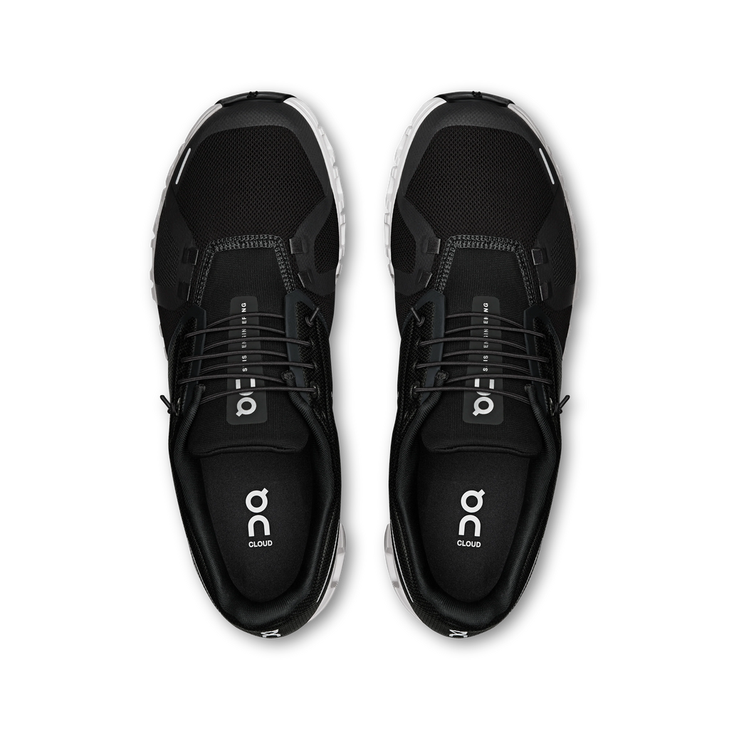Men's Cloud 6 Wide in Black/White