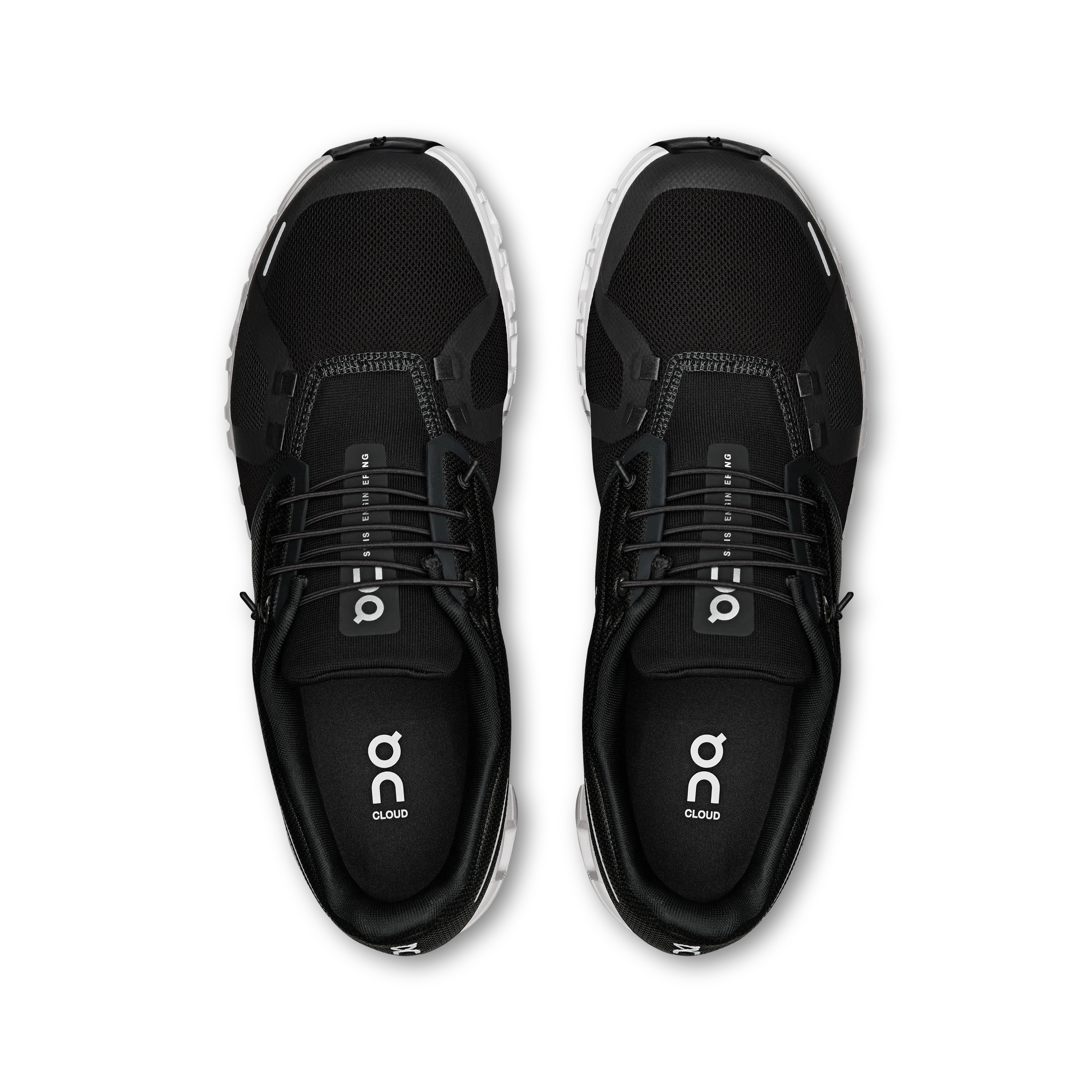 Men's Cloud 6 Wide in Black/White