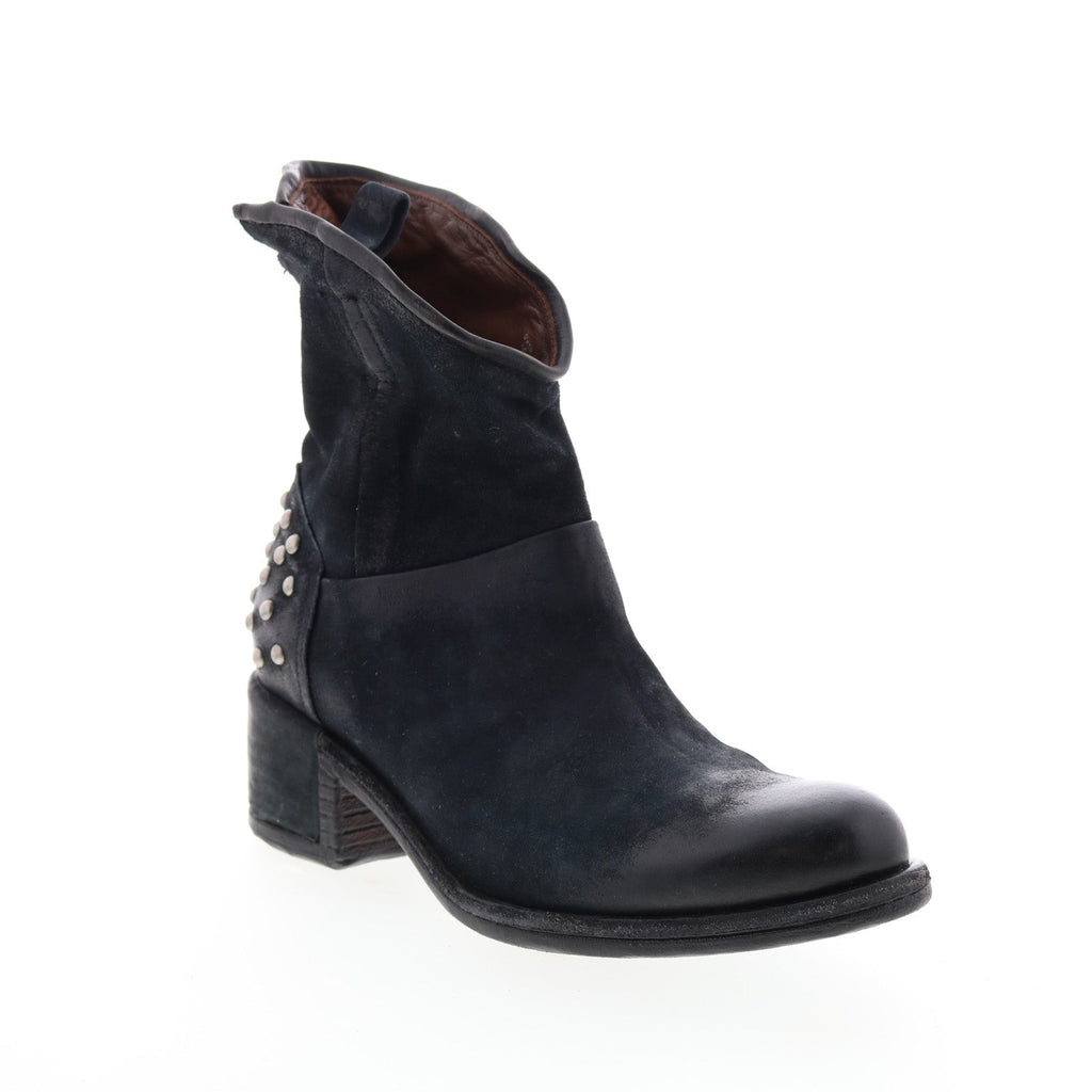 Orrin 548204-301 Womens Black Leather Zipper Casual Dress Boots