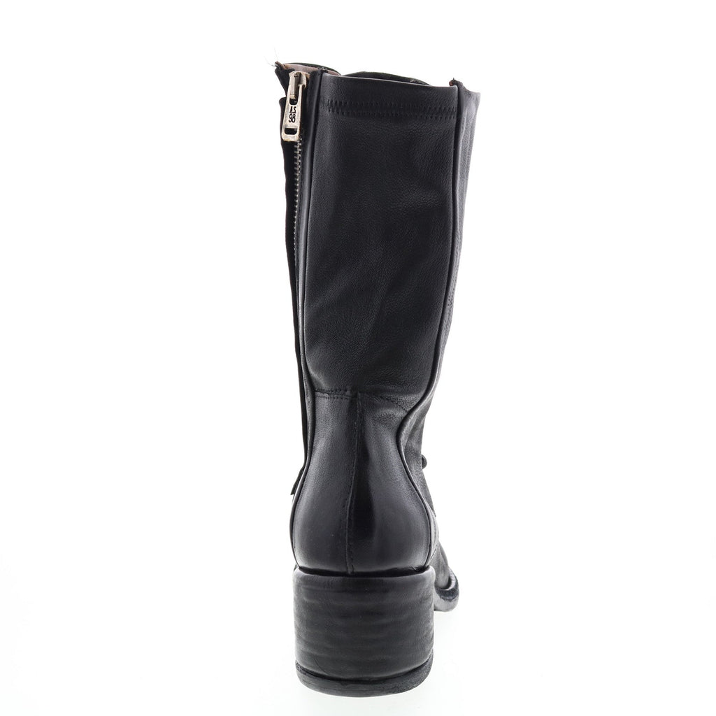 Opie 548213-201 Womens Black Leather Lace Up Casual Dress Boots