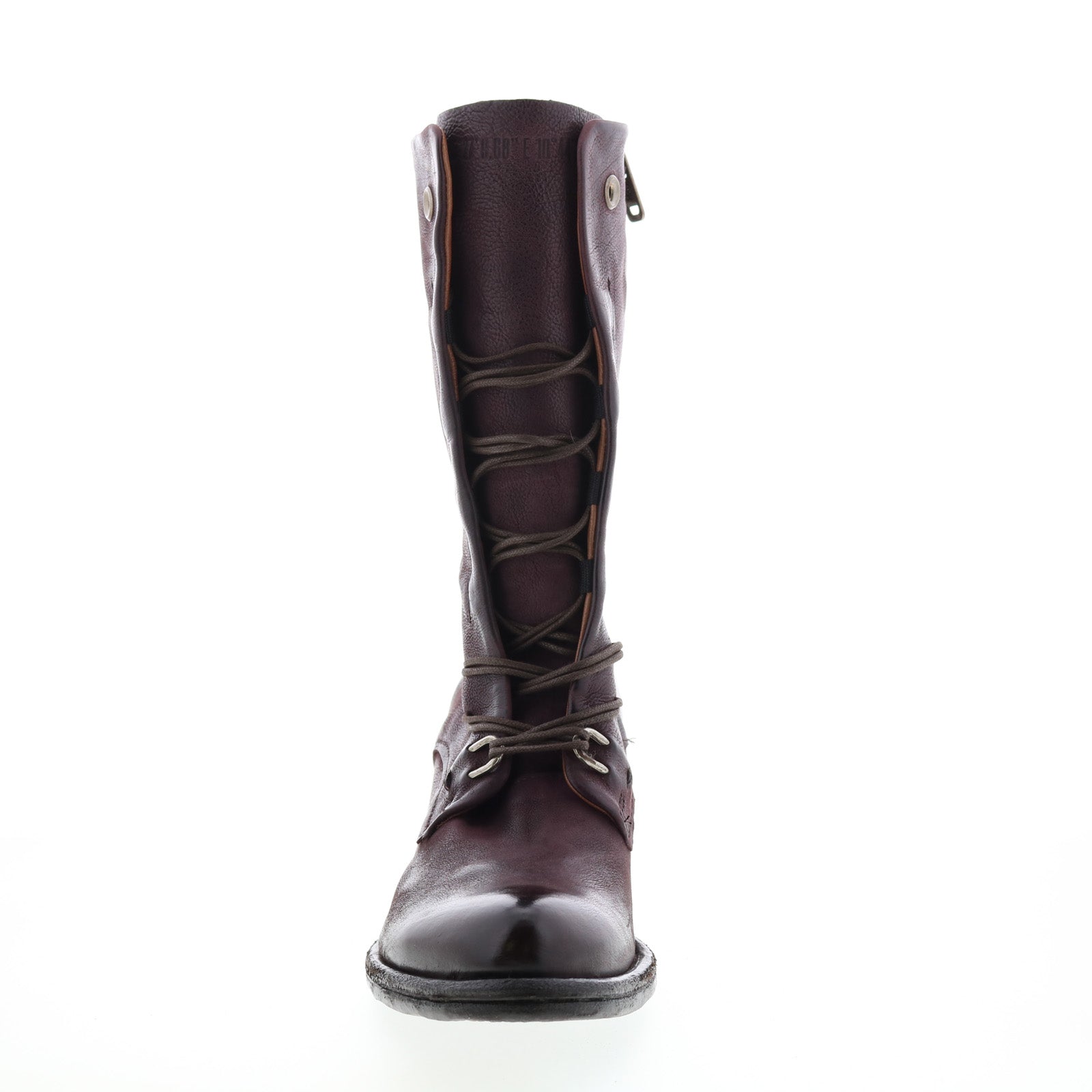Opie 548213-201 Womens Burgundy Leather Lace Up Casual Dress Boots