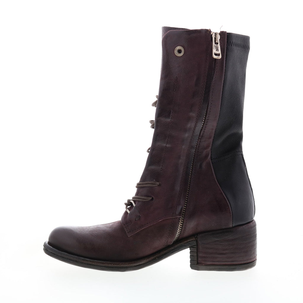 Opie 548213-201 Womens Burgundy Leather Lace Up Casual Dress Boots