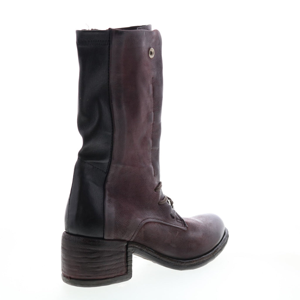 Opie 548213-201 Womens Burgundy Leather Lace Up Casual Dress Boots