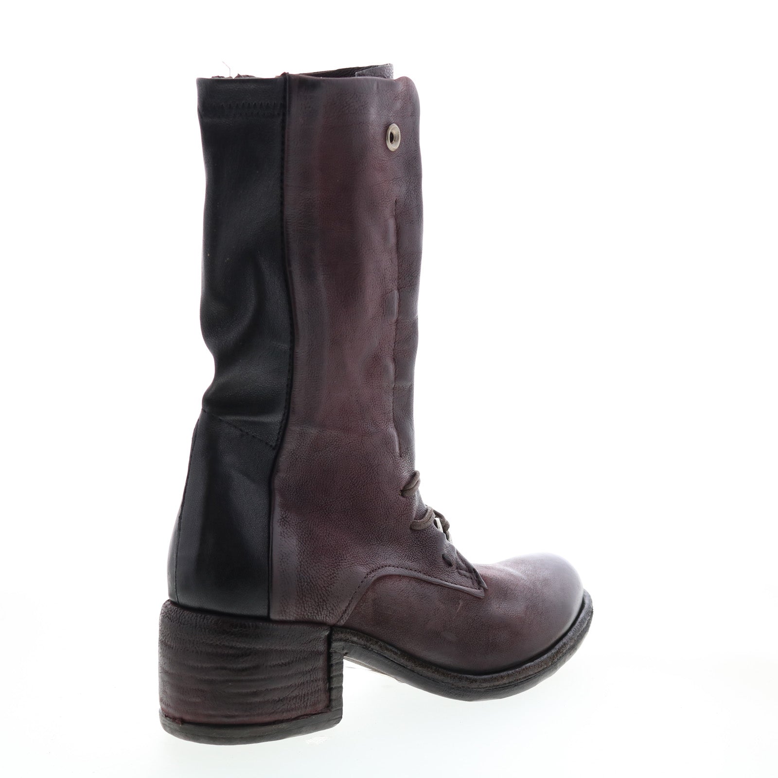 Opie 548213-201 Womens Burgundy Leather Lace Up Casual Dress Boots