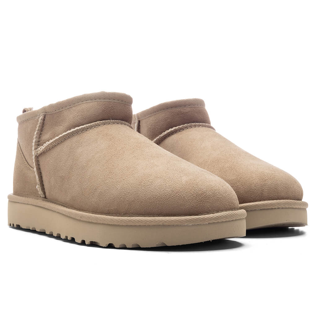Womens Classic Ultra Mini Boot Sand