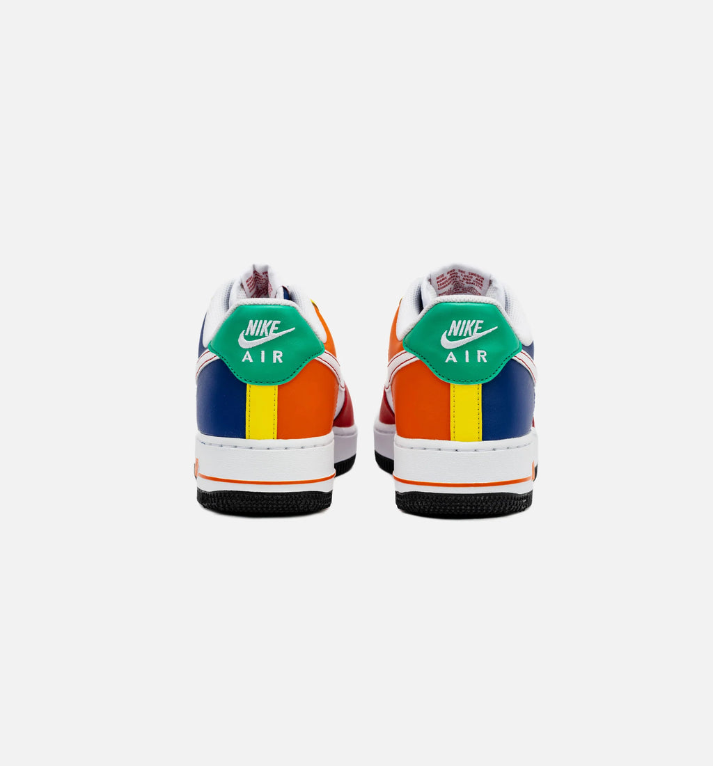 Air Force 1 Low Rubiks Cube Mens Lifestyle Shoe Red Yellow Blue