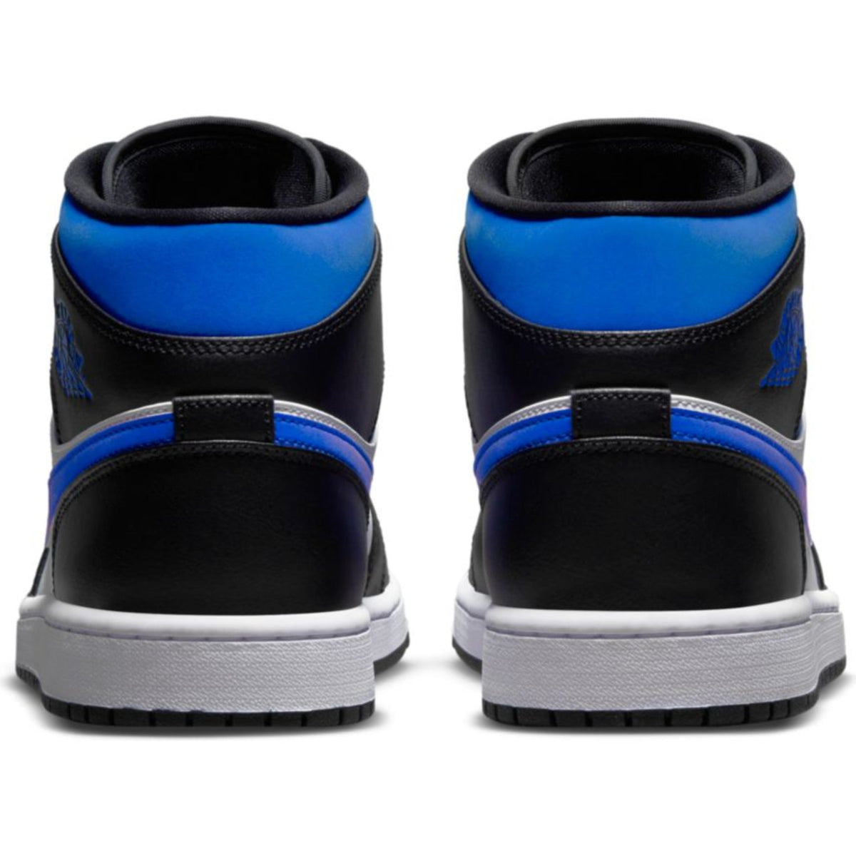 Men's Air Jordan 1 Mid "White Black Racer Blue"