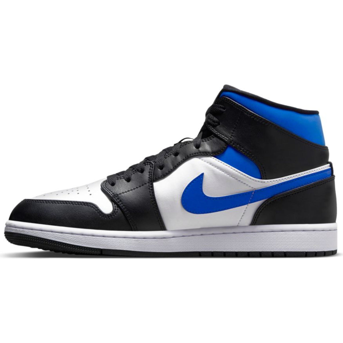 Men's Air Jordan 1 Mid "White Black Racer Blue"