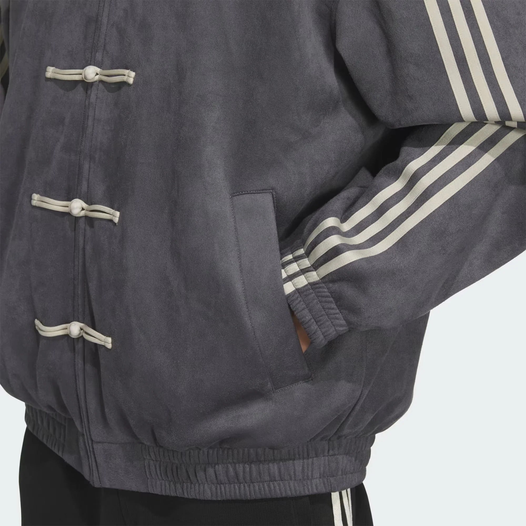 Adidas Chinese Jacket Dark Grey