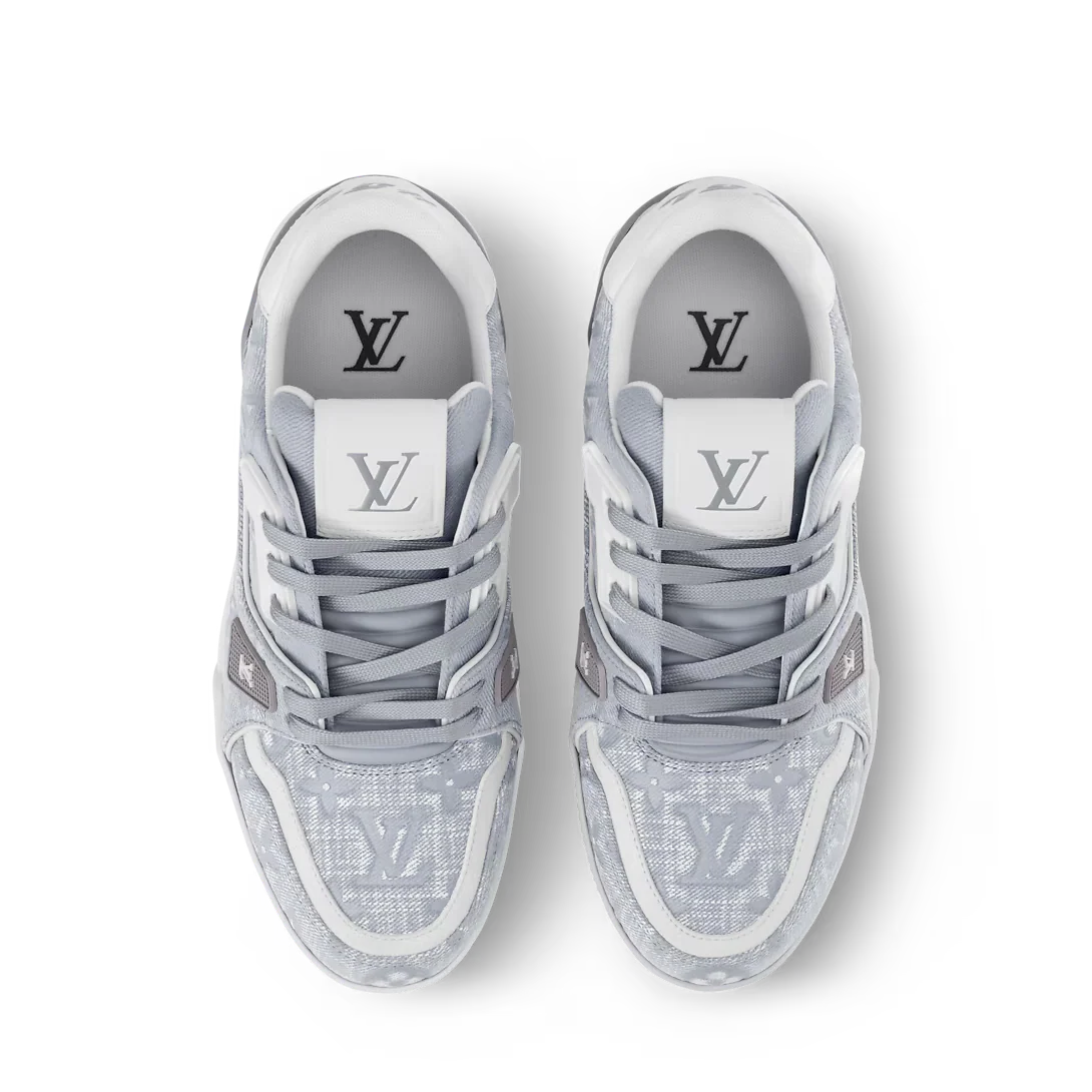 LV Trainer Gray Canvas
