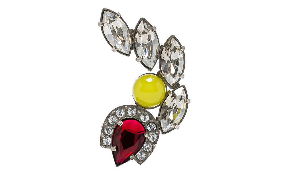 CRYSTAL EARRINGS "RED / YELLOW" SM1VG0053P6479981