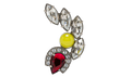 CRYSTAL EARRINGS "RED / YELLOW" SM1VG0053P6479981