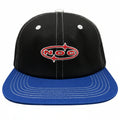 Nocturnal Chrome Snapback Hat Black Blue