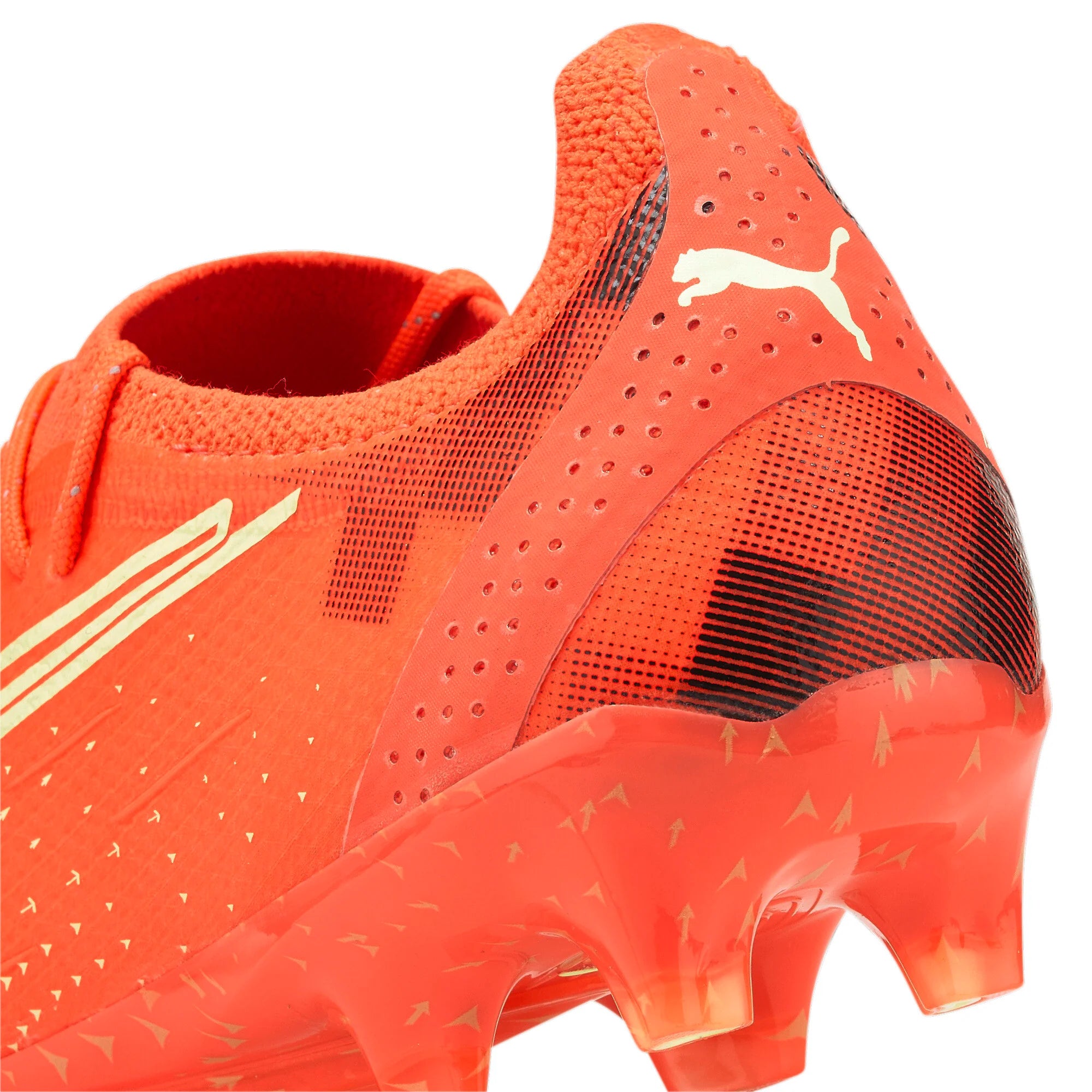 PUMA Ultra Ultimate FG AG Firm Ground Soccer Cleats Fiery Coral Black Salmon