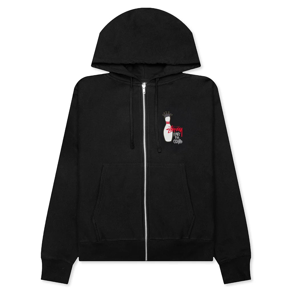 Kingpin Zip Hoodie Black