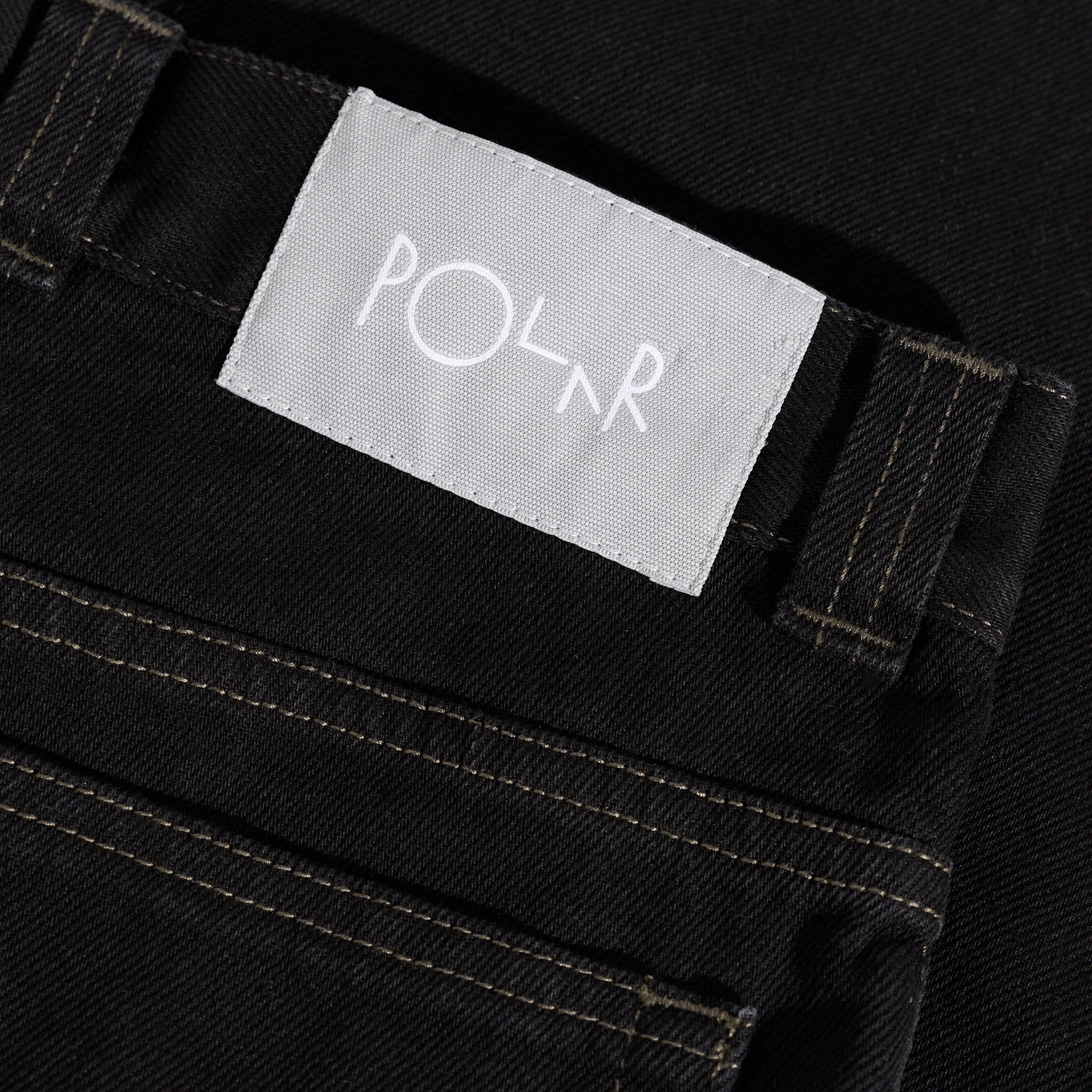 Polar 93 Contrast Stitched Pants Black Dark Olive