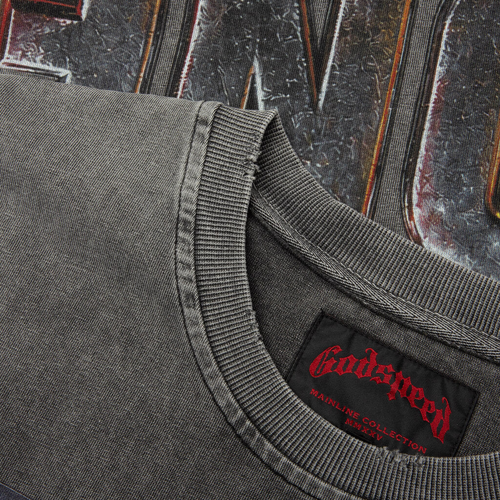 Omerta T Shirt Grey Wash