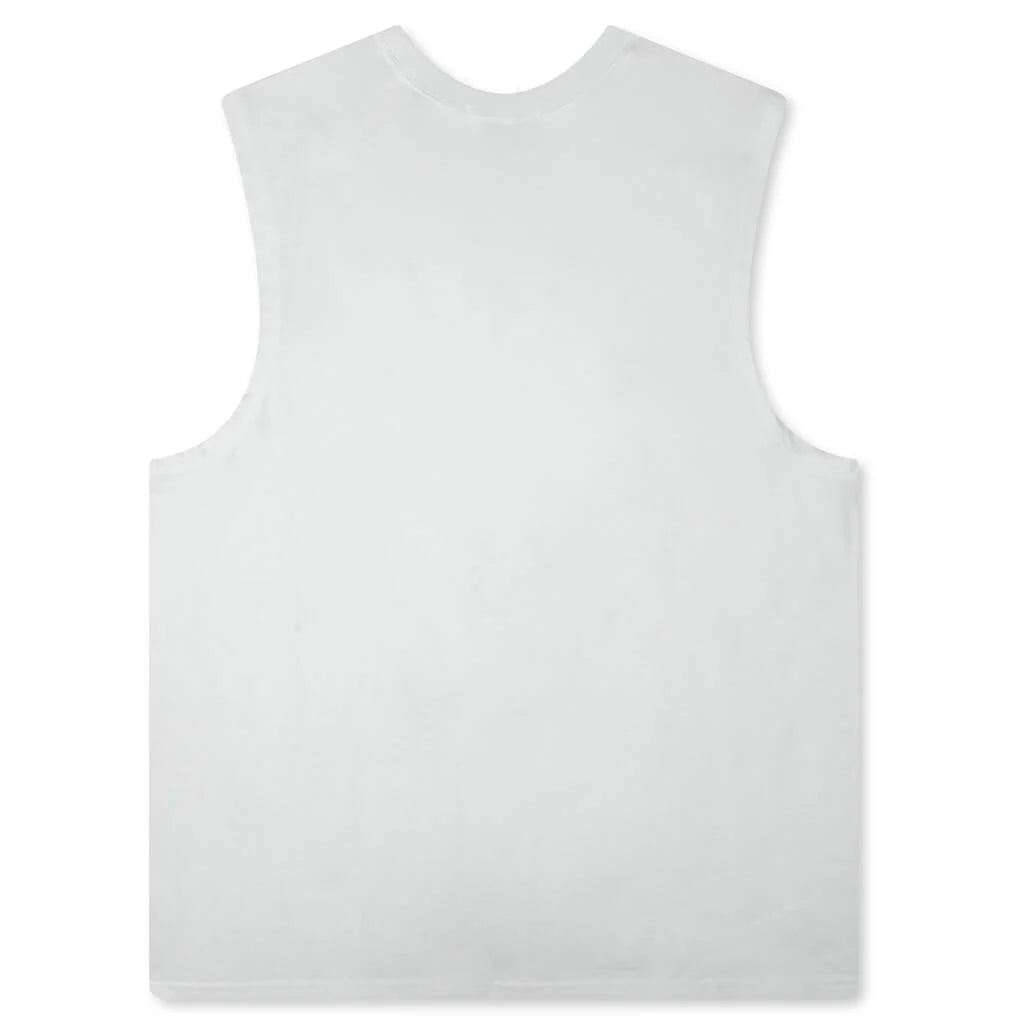 Color Camo Bape Sta Tank Top White