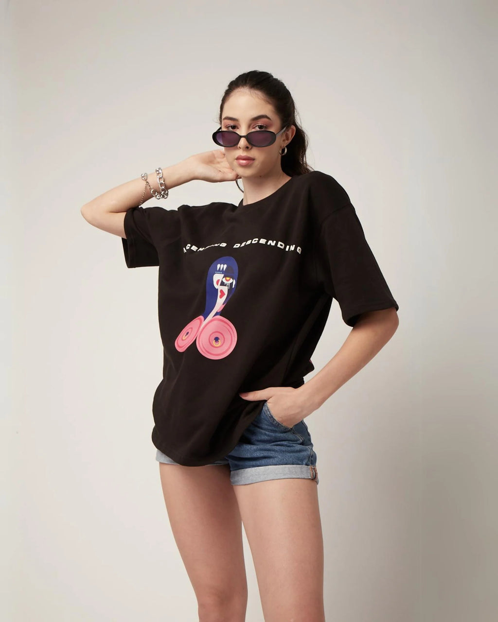 Not Your Regular Vanilla Black T Shirt HG x Ascending Descending
