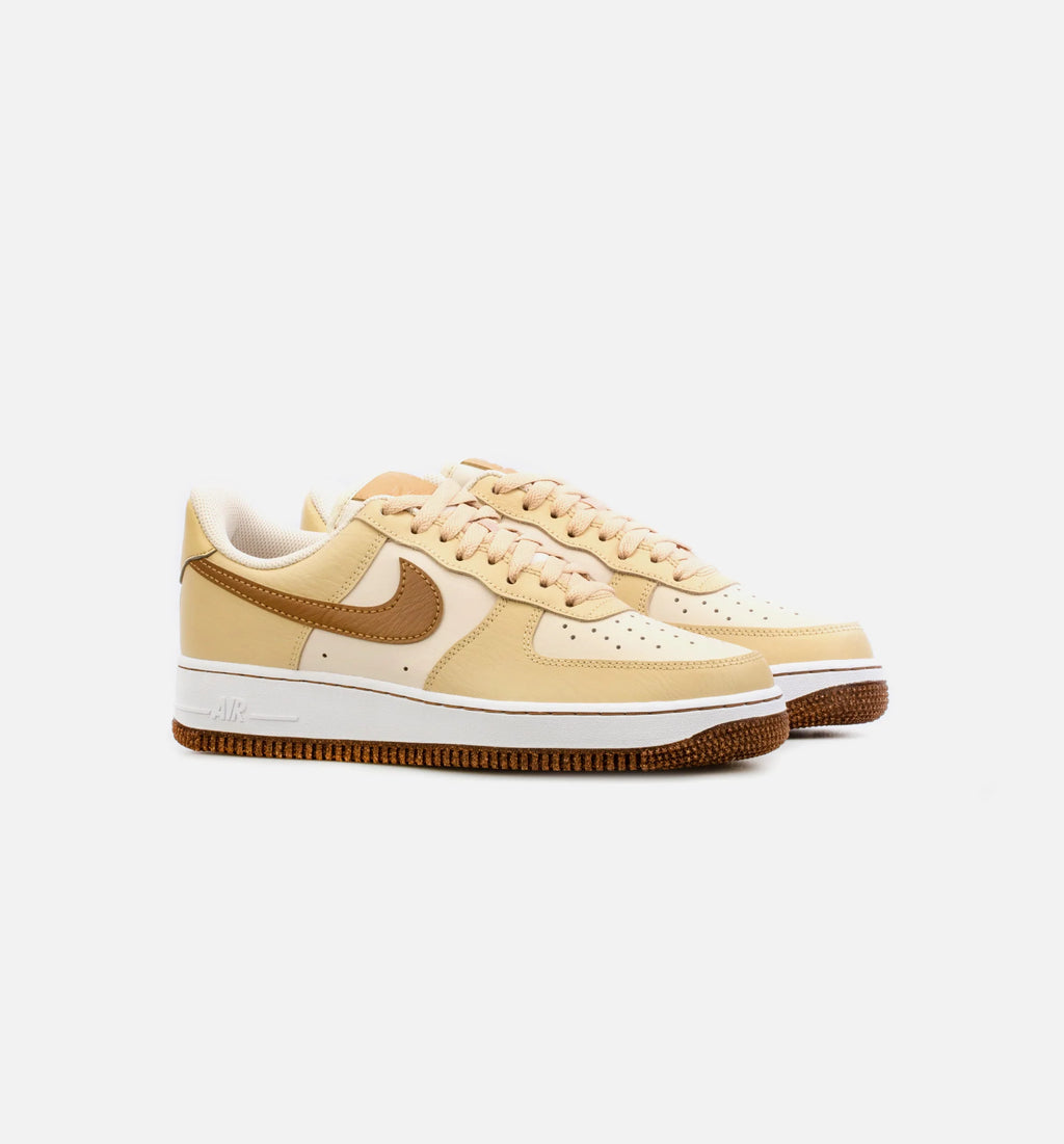 Air Force 1 Low Inspected By Swoosh Mens Lifestyle Shoe Beige Brown