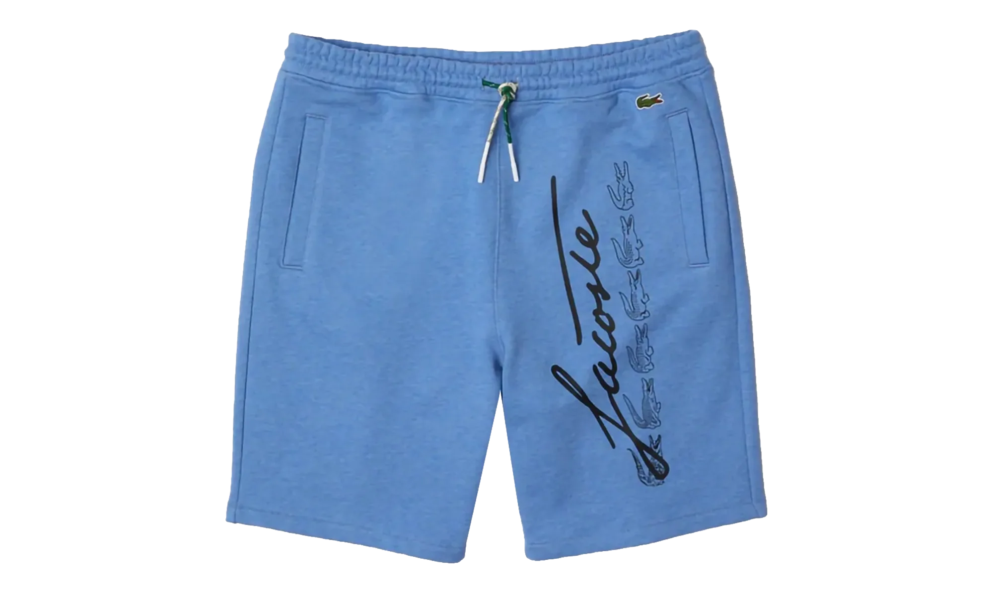 Signature Print Cotton Fleece Shorts "Blue Chine / Black" GH2640 HG3