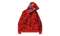 Color Camo Shark Full Zip Hoodie "Red" 1H70 115 008 RED