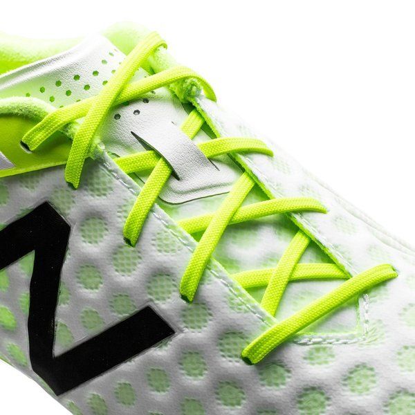New Balance Visaro Pro FG Firm Ground Soccer Cleats White Toxic Green