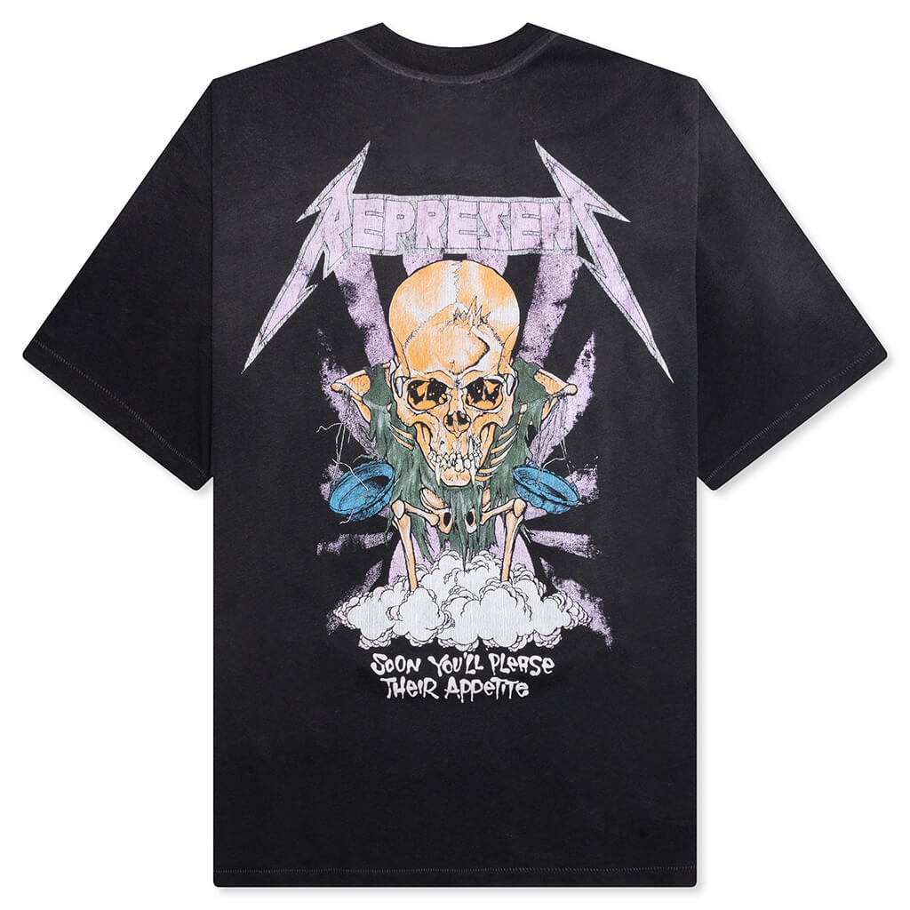 Metallica Justice S S T Shirt Stained Black