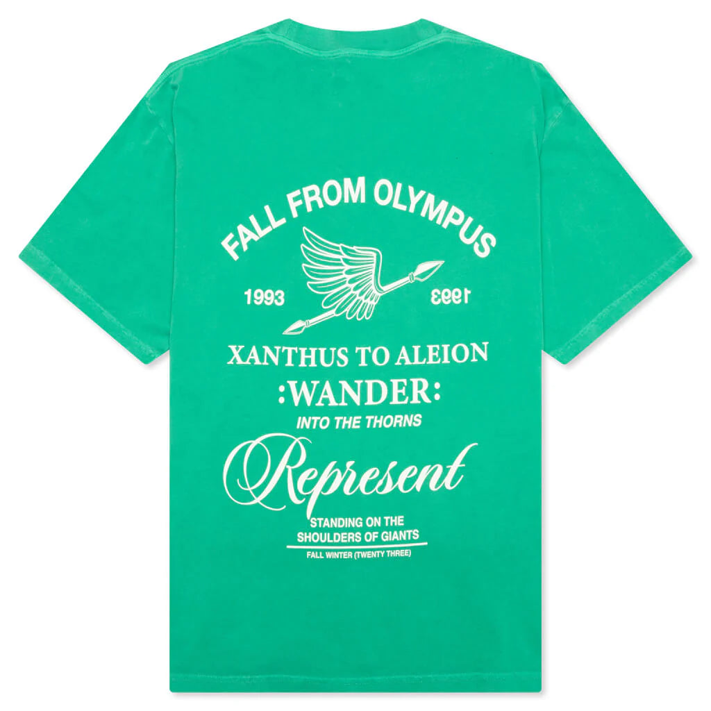 Fall From Olympus T Shirt Island Green